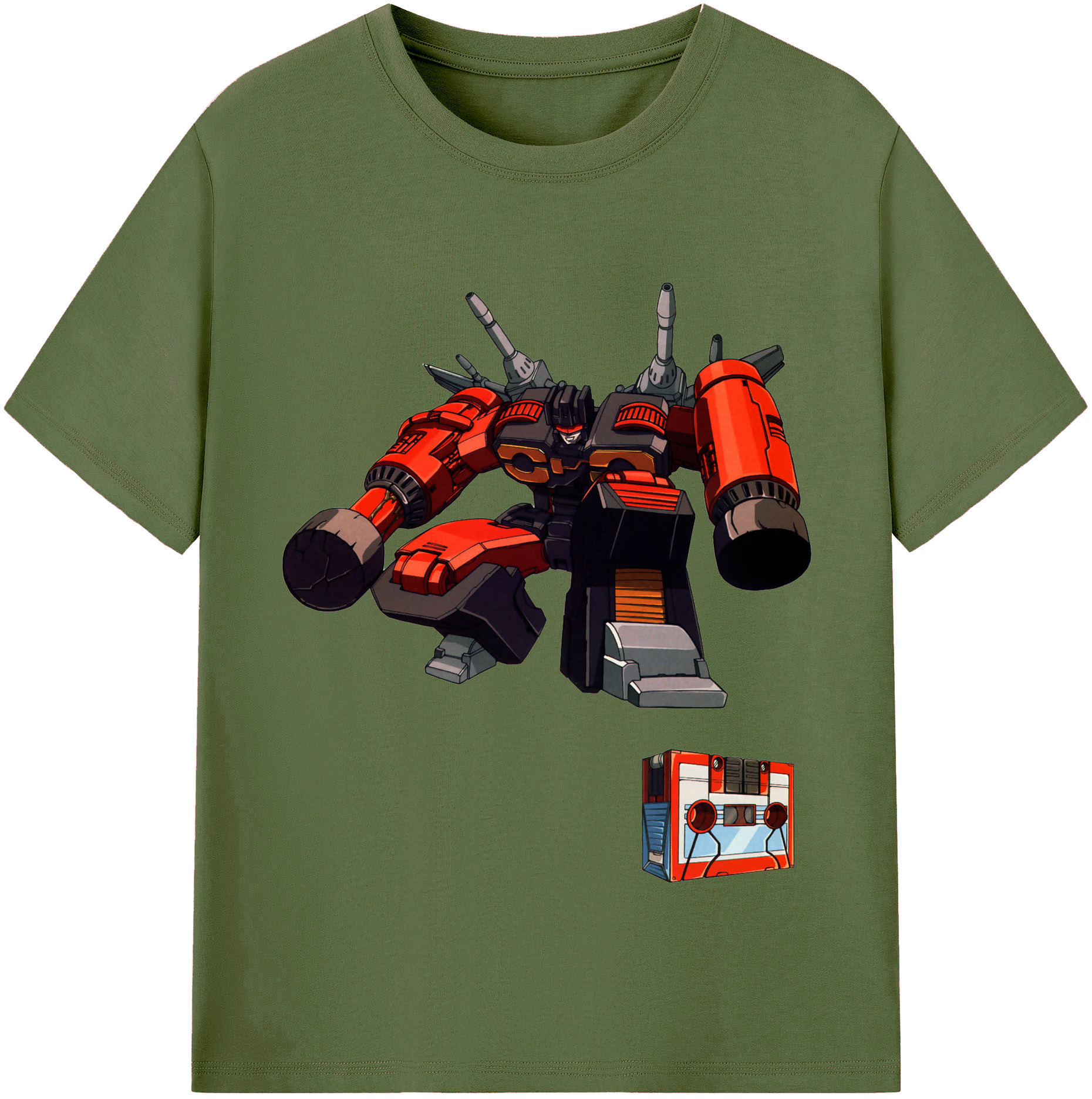 （画像用）  綿100％半袖Tシャツ（フロントプリント）